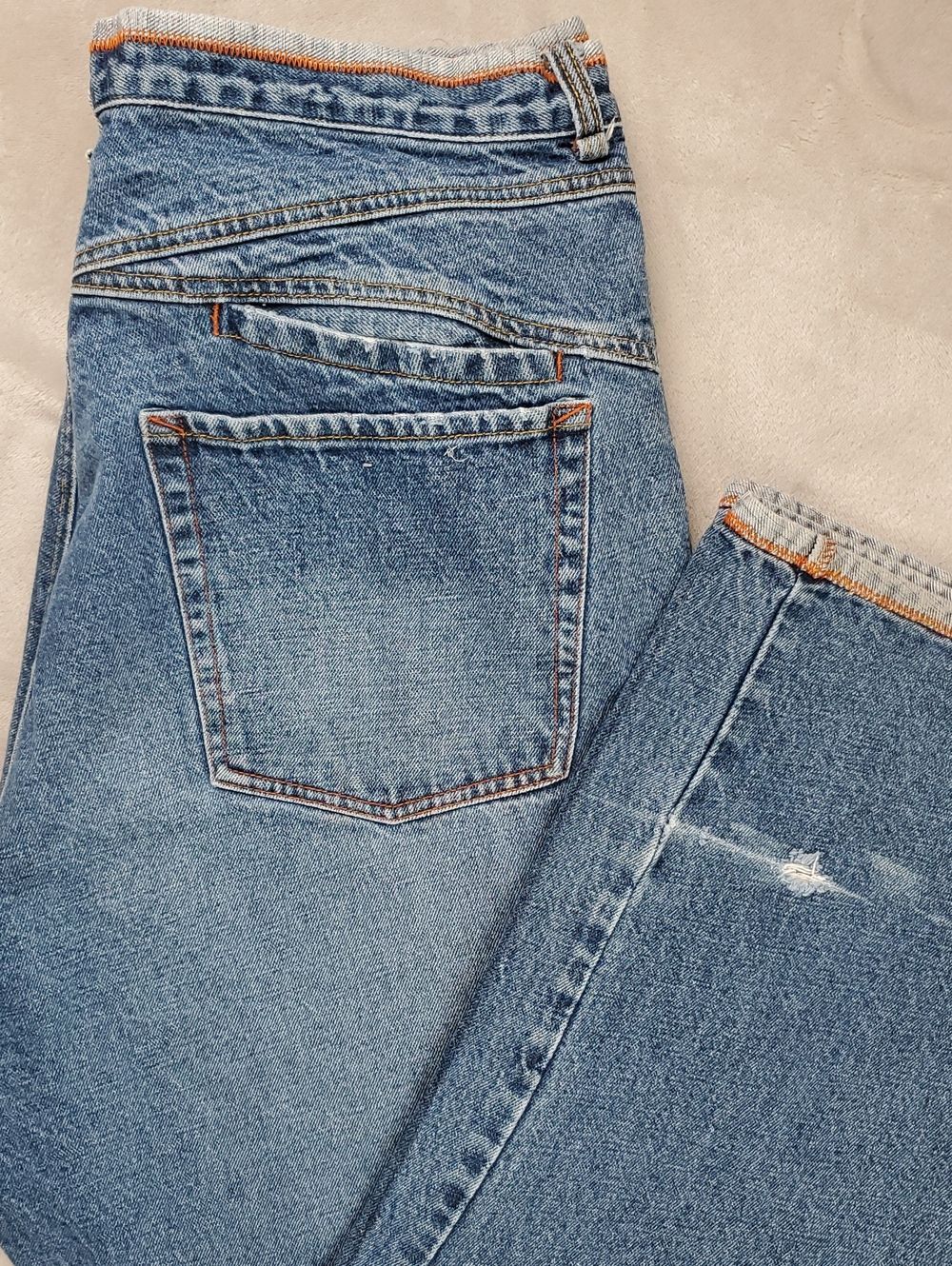 Akademiks | Men's Size 42x32 | Vintage Y2K Benjamin 8-Pocket Heavy Blue Jeans